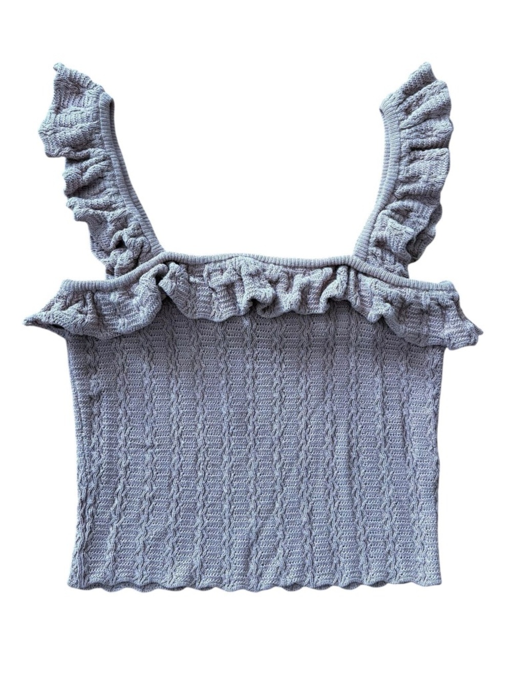 Zara Knit Boho Crop Top